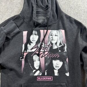 Blackpink Shut Down Hoodie Women Size S K-Pop Graphic Sweatshirt